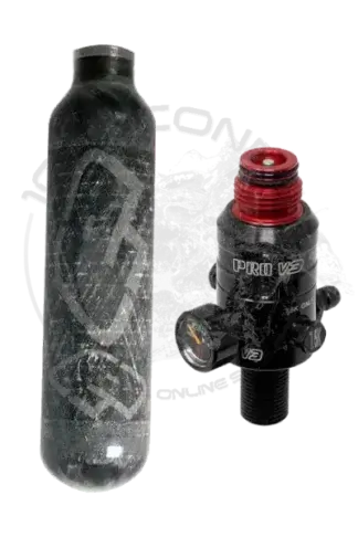 Armotech Luftflasche 300 bar, 0,25 Liter Composite + Ninja PRO V3 Regulator