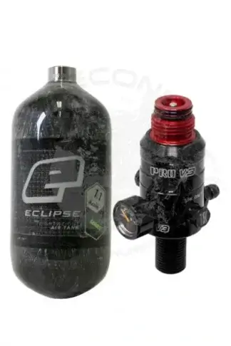 E.LITE Armotech Luftflasche 300 bar, 1,1 Liter Composite + Ninja PRO V3 Regulator
