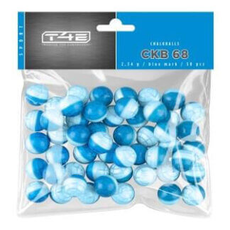 Chalkball (Powderball) Kaliber .68- 50 Schuss - Puder: blau