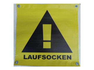 Laufsocken Banner