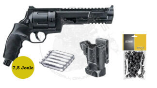 Set: Umarex T4E TR68 Revolver | Kaliber .68 | Rubberballs | 7,5 Joule