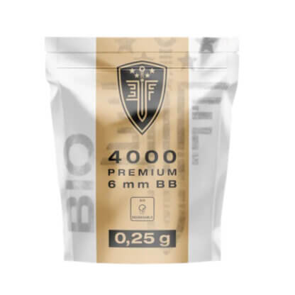 Elite Force Premium Bio BBs 0,25g - 4000 Stück - Farbe: weiß