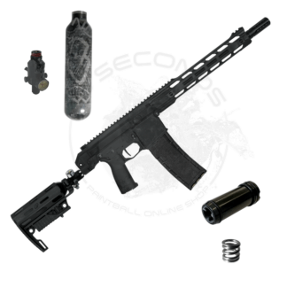 Set: Planet Eclipse EMF200 | Schulterstütze | Export Kit | 300 bar Flasche inkl. Reg - Farbe: schwarz