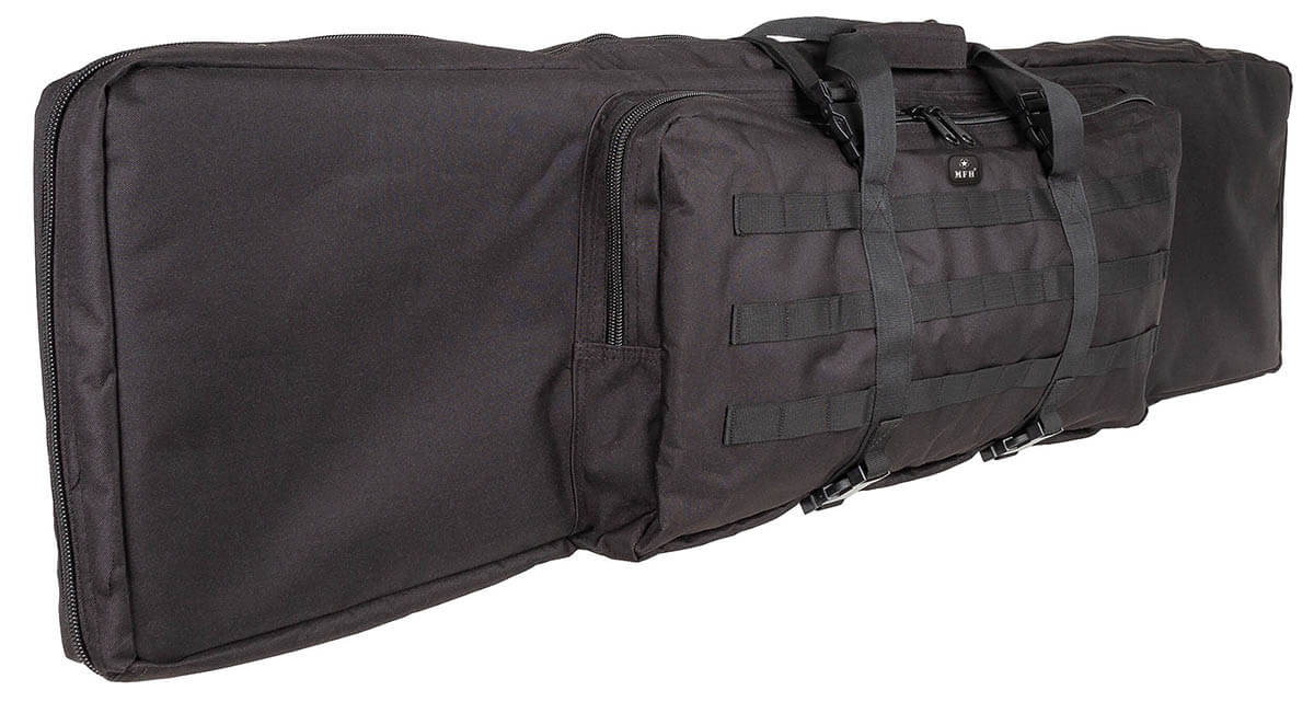 MFH Gewehrtasche "Large" für 2 Waffen (140 cm Länge) – Farbe: schwarz – Bild 3