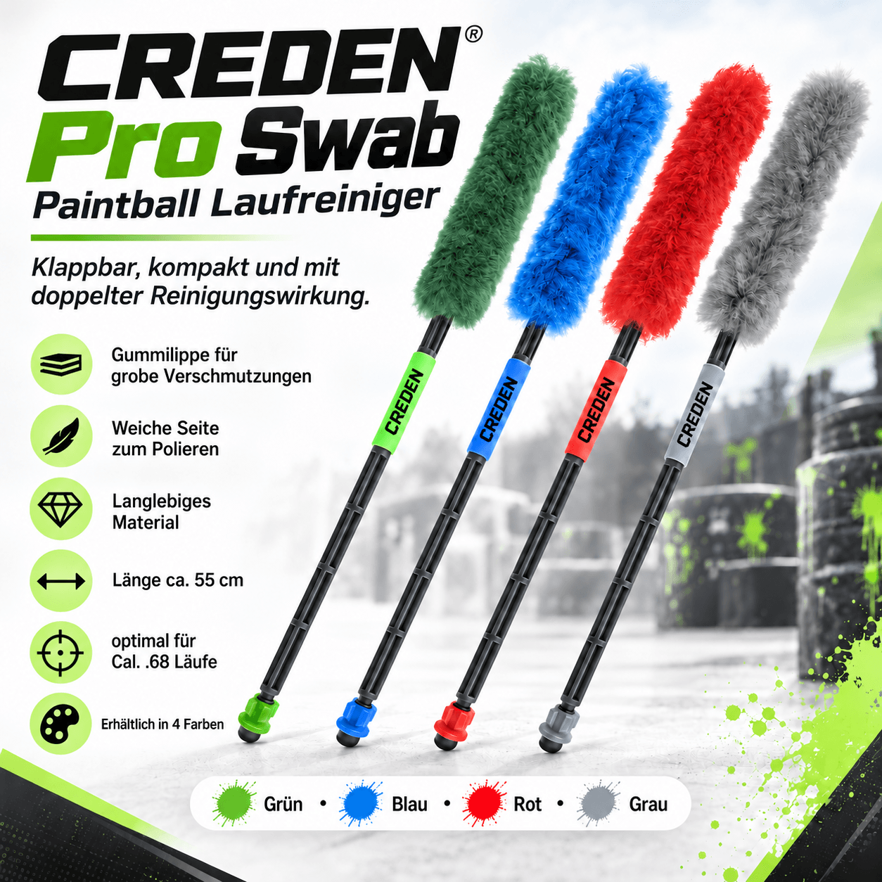 Creden Pro Swab | Laufputzer - wähle deine Farbe!